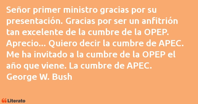 Frases de George W. Bush