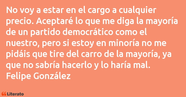 Frases de Felipe González