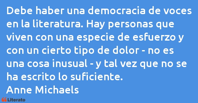 Frases de Anne Michaels