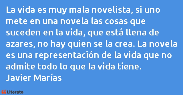 Frases de Javier Marías