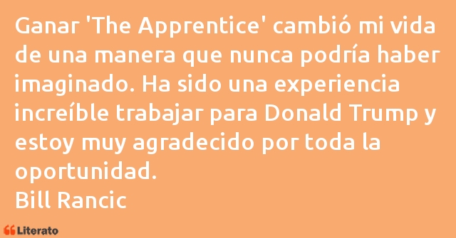 Frases de Bill Rancic