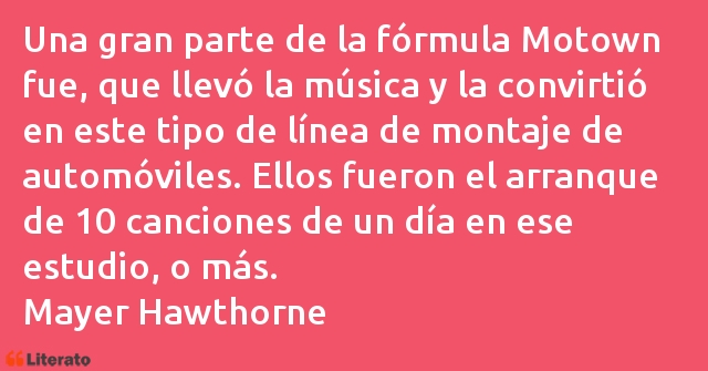 Frases de Mayer Hawthorne