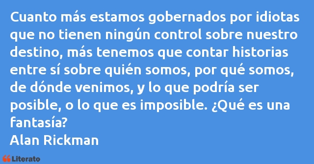 Frases de Alan Rickman