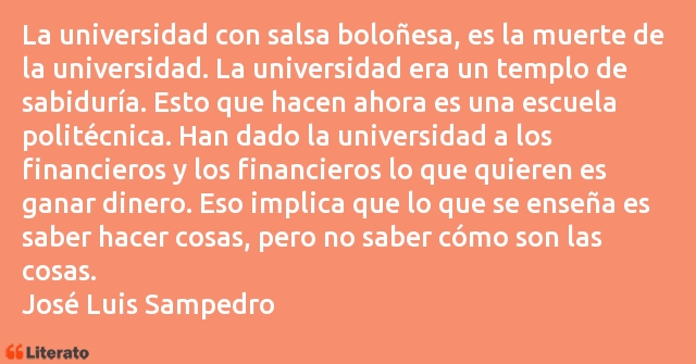 Frases de José Luis Sampedro