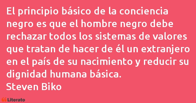 Frases de Steven Biko