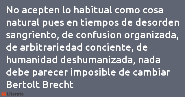 Frases de Bertolt Brecht