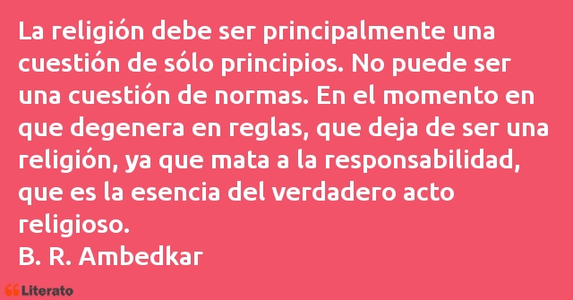 Frases de B. R. Ambedkar