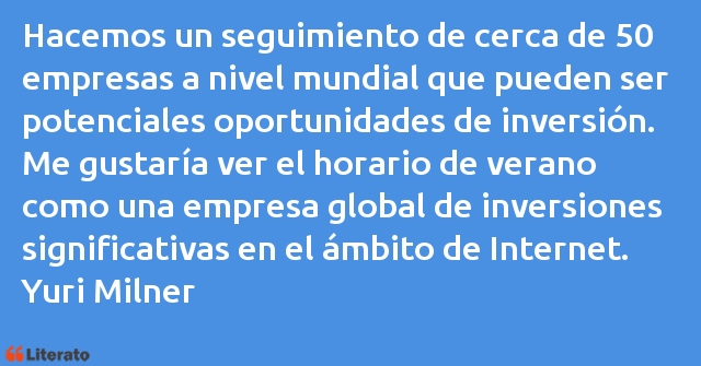 Frases de Yuri Milner