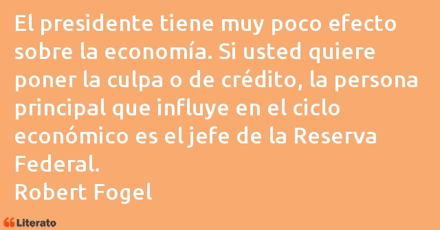 Frases de Robert Fogel