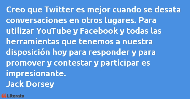 Frases de Jack Dorsey