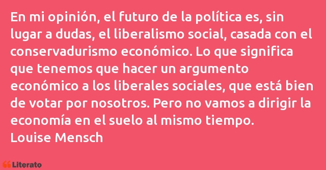 Frases de Louise Mensch