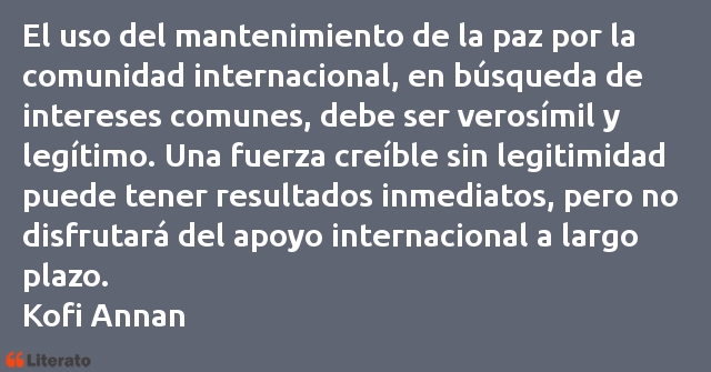 Frases de Kofi Annan