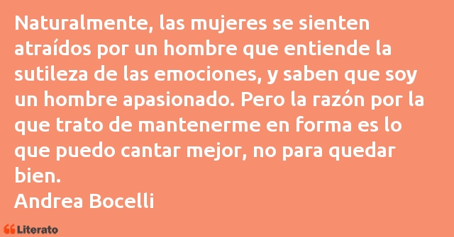 Frases de Andrea Bocelli