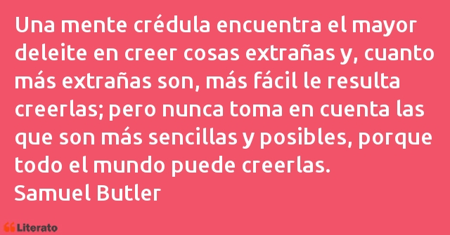 Frases de Samuel Butler