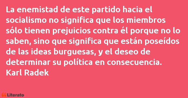 Frases de Karl Radek