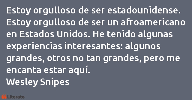 Frases de Wesley Snipes