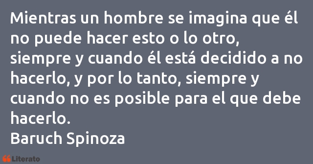 Frases de Baruch Spinoza