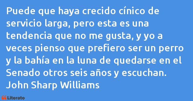 Frases de John Sharp Williams