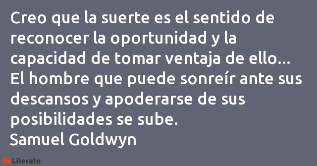 Frases de Samuel Goldwyn