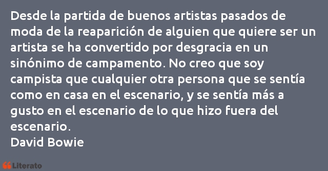 Frases de David Bowie