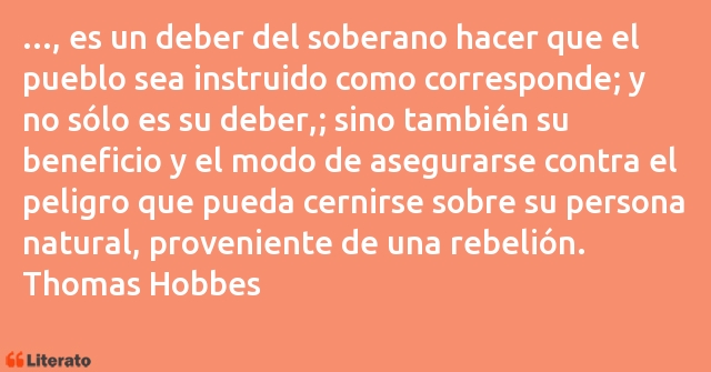 Frases de Thomas Hobbes