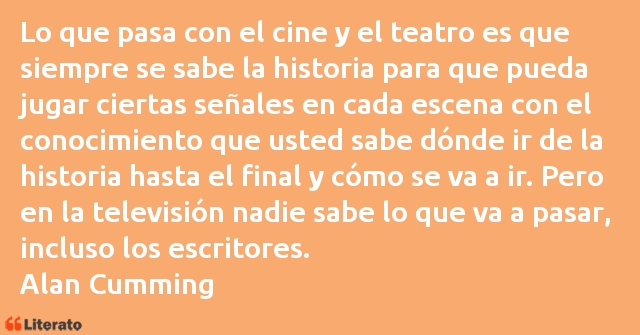 Frases de Alan Cumming