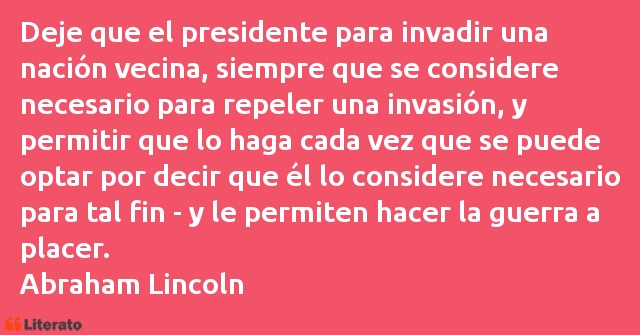 Frases de Abraham Lincoln