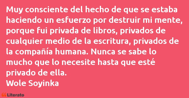 Frases de Wole Soyinka