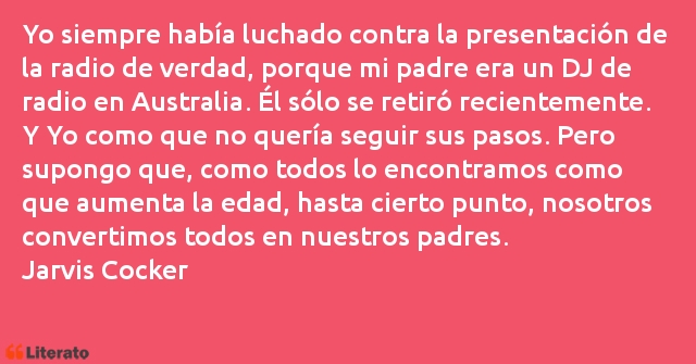 Frases de Jarvis Cocker