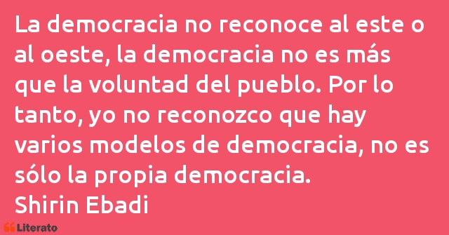 Frases de Shirin Ebadi