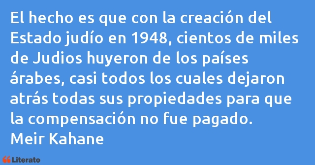 Frases de Meir Kahane