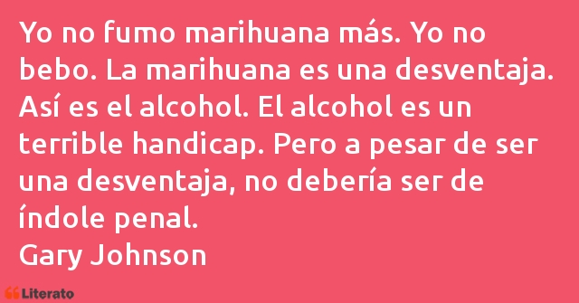 Frases de Gary Johnson