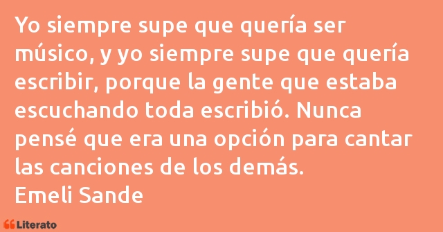 Frases de Emeli Sande