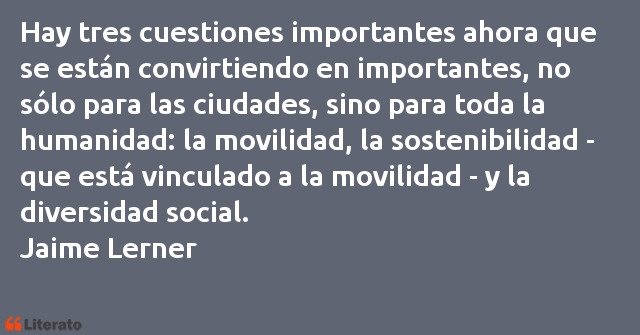 Frases de Jaime Lerner