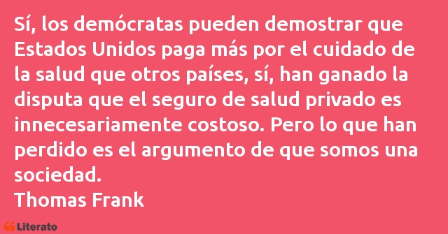 Frases de Thomas Frank