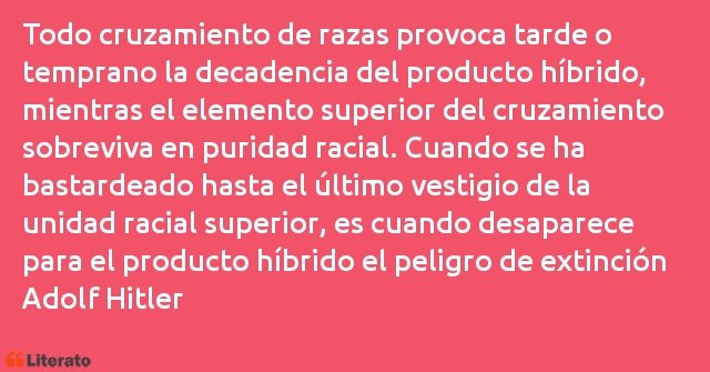 Frases de Adolf Hitler