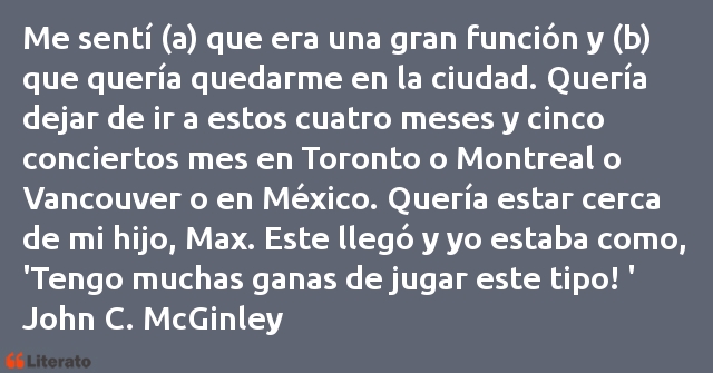 Frases de John C. McGinley