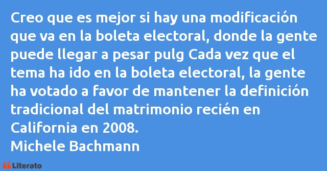 Frases de Michele Bachmann