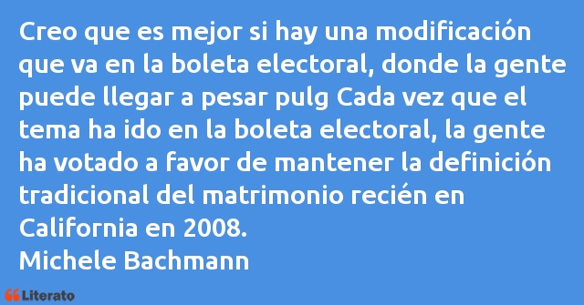 Frases de Michele Bachmann