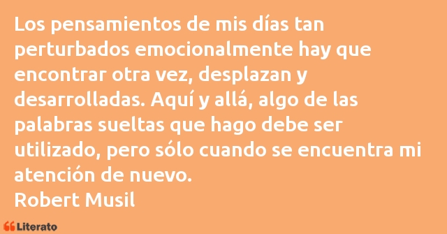 Frases de Robert Musil