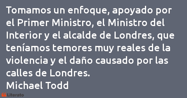 Frases de Michael Todd