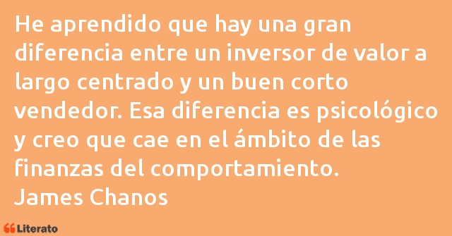 Frases de James Chanos