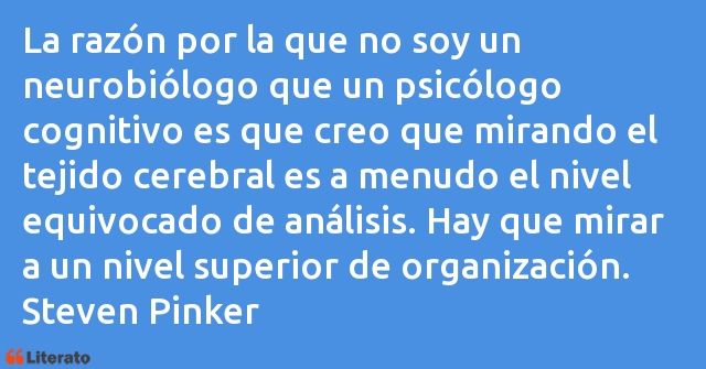 Frases de Steven Pinker