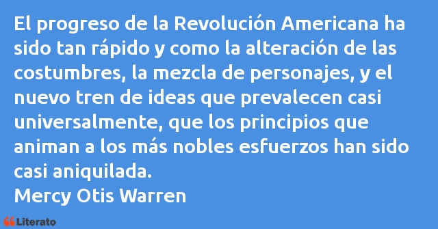 Frases de Mercy Otis Warren