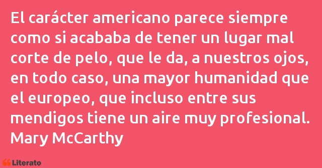 Frases de Mary McCarthy