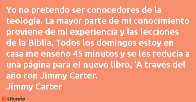 Frases de Jimmy Carter