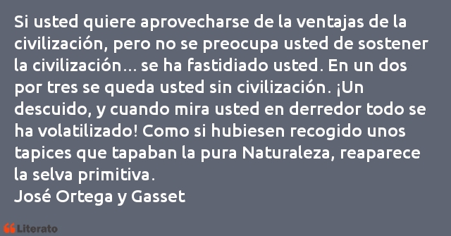 Frases de José Ortega y Gasset