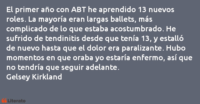 Frases de Gelsey Kirkland
