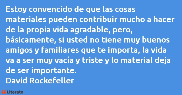 Frases de David Rockefeller