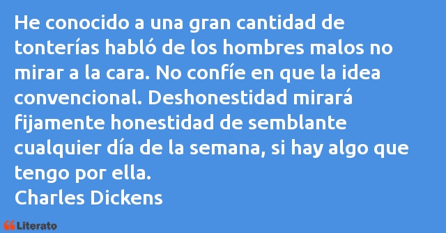 Frases de Charles Dickens